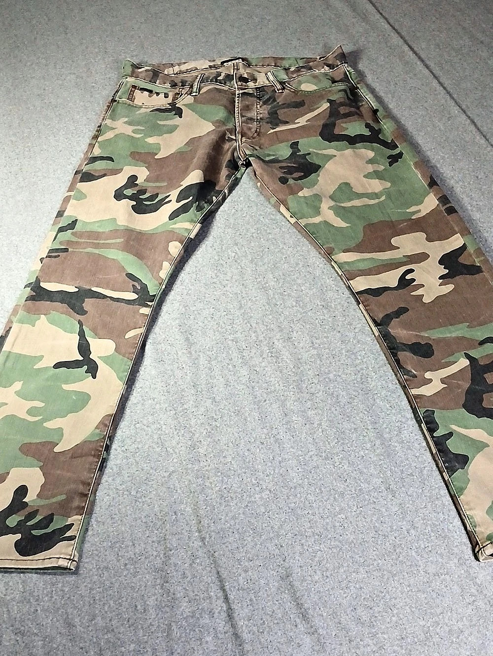 Polo Ralph Lauren mens Varick Slim Camo Slim Jeans Waist 34